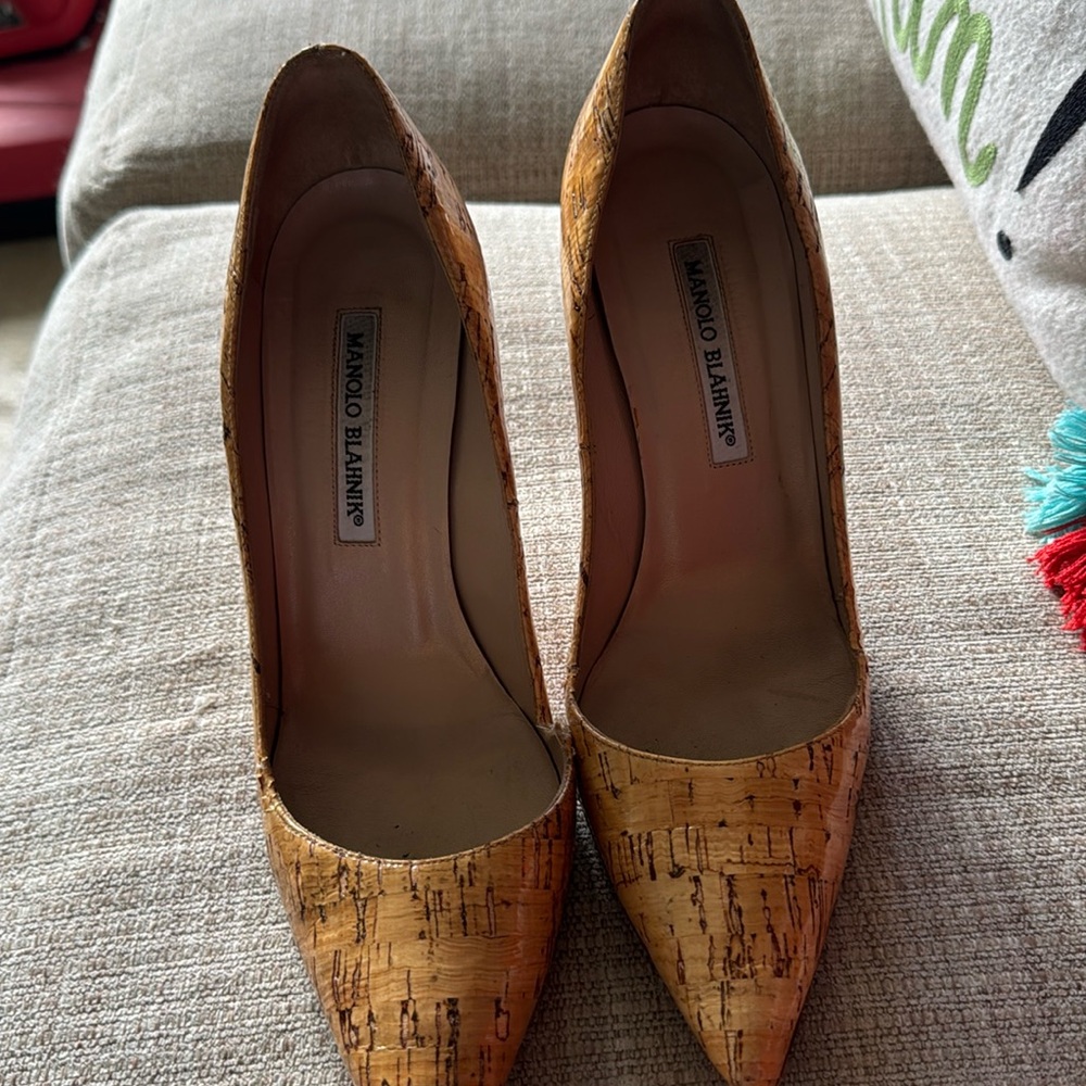 Manolo Blahnik 3 inch heals size 38.5